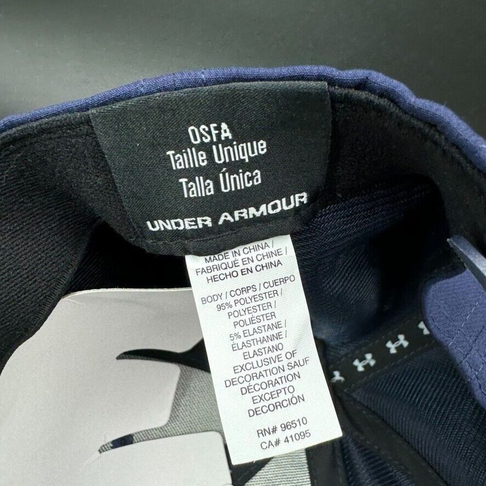 Stephen Curry Under Armour Snapback Script Logo Embroidered OSFA Blue Steph GSW - Picture 10 of 11